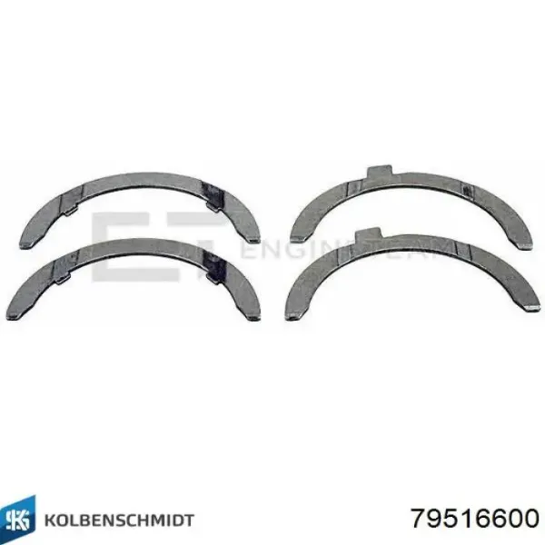 Disco distanciador, cigüeñal, STD, delantero 79516600 Kolbenschmidt