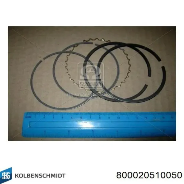 Juego de aros de pistón para 1 cilindro, sobremedida (+0,50 mm) 800020510050 Kolbenschmidt