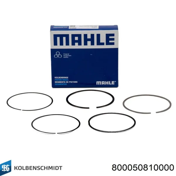 Aros de pistón para 1 cilindro, STD 800050810000 Kolbenschmidt