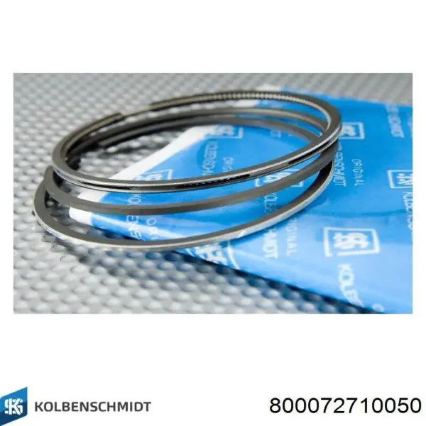 Juego de aros de pistón para 1 cilindro, sobremedida (+0,50 mm) 800072710050 Kolbenschmidt