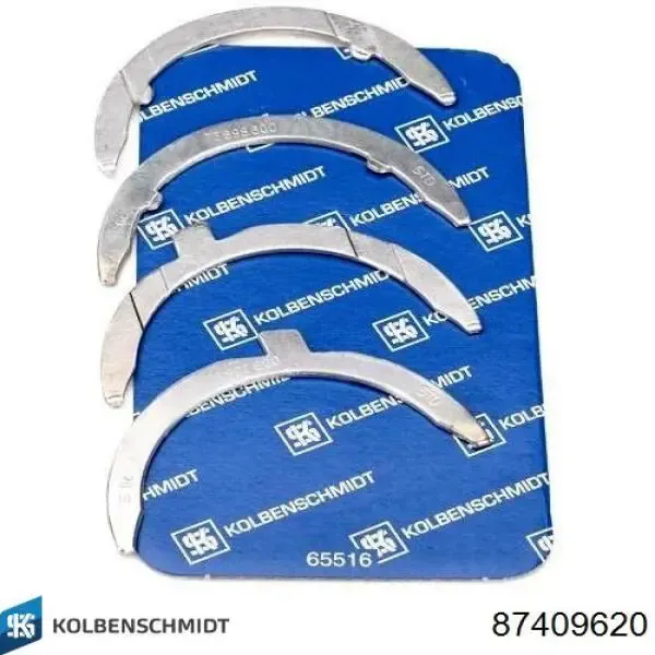Juego de cojinetes de biela, cota de reparación (+0,50 mm) 87409620 Kolbenschmidt