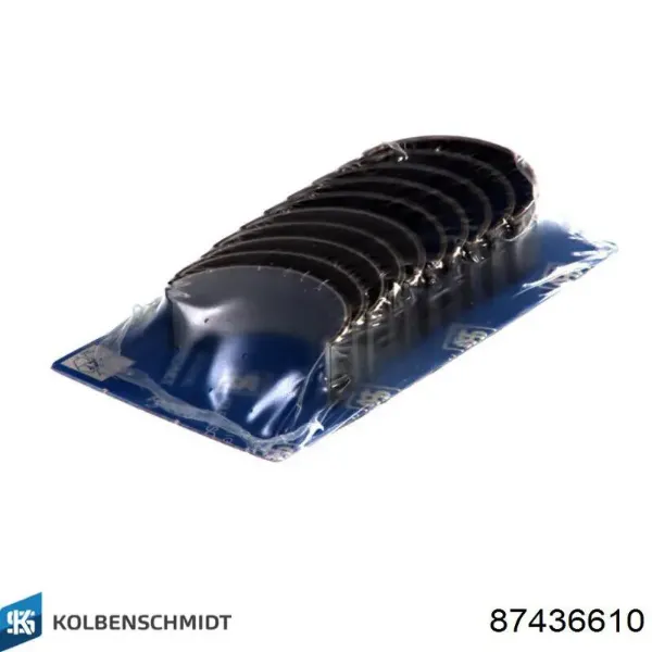 Juego de cojinetes de biela, cota de reparación (+0,25 mm) 87436610 Kolbenschmidt