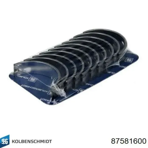 Juego de cojinetes de cigüeñal, estándar, STD 87581600 Kolbenschmidt