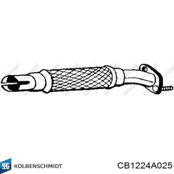 Juego de cojinetes de biela, cota de reparación (+0,25 mm) CB1224A025 Kolbenschmidt