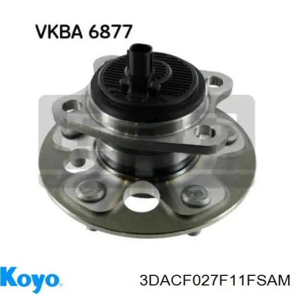 Cubo de rueda trasero 3DACF027F11FSAM Koyo