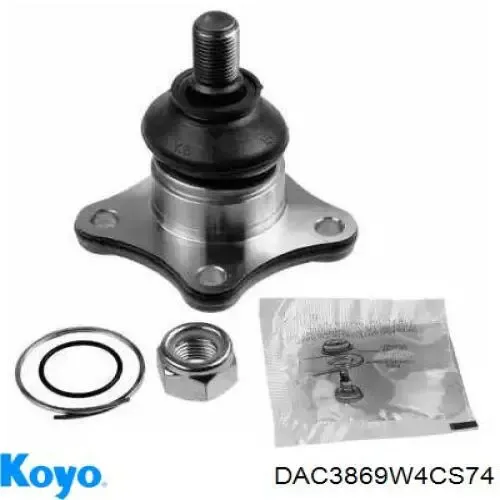 Cojinete de rueda delantero DAC3869W4CS74 Koyo