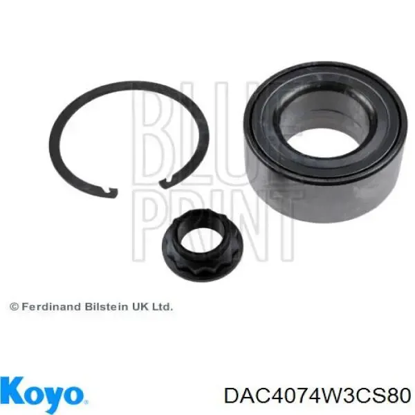 Cojinete de rueda delantero DAC4074W3CS80 Koyo