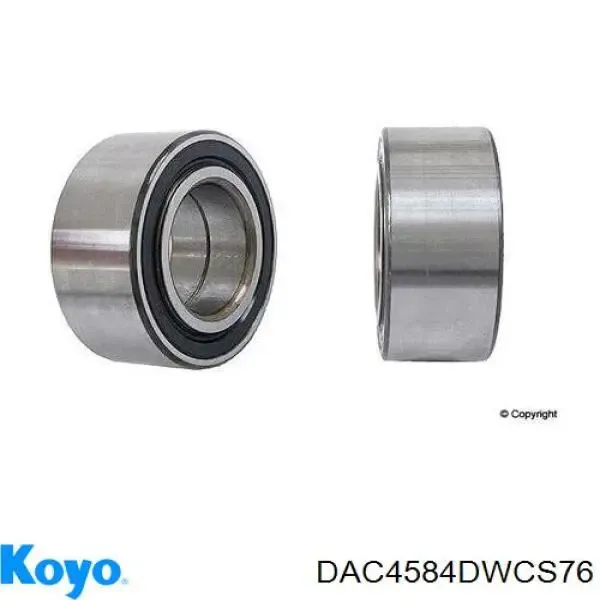 Cojinete de rueda delantero DAC4584DWCS76 Koyo