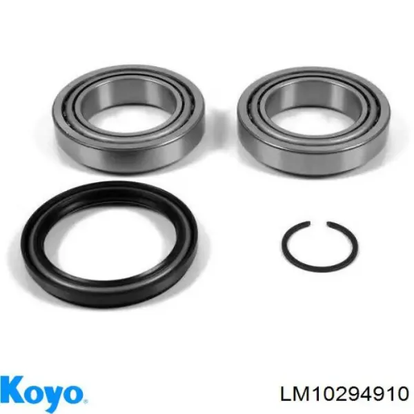 Cojinete exterior del cubo de rueda delantera LM10294910 Koyo