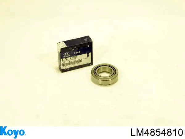 Cojinete interno del cubo de rueda delantera LM4854810 Koyo