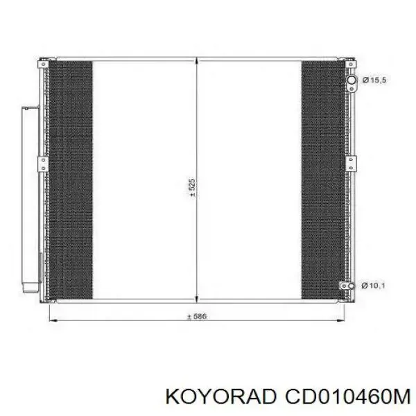 Condensador aire acondicionado CD010460M Koyorad