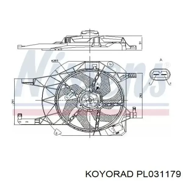 Radiador PL031179 Koyorad