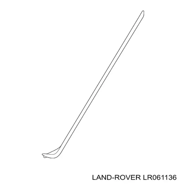 Moldura exterior del pilar delantero izquierdo LR061136 Land Rover