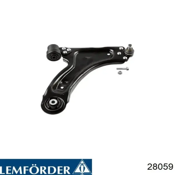 Brazo inferior derecho de la suspensión delantera 28059 Lemforder