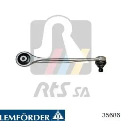 Brazo superior derecho de la suspensión delantera 35686 Lemforder