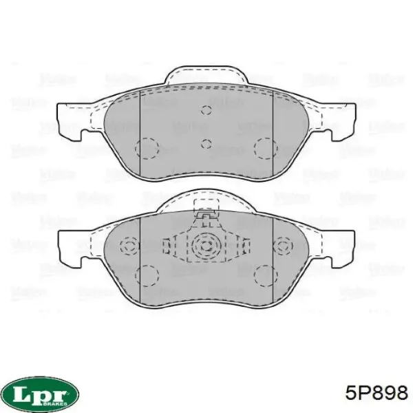 Pastillas de freno delanteras Renault Laguna 2 BG0, BG1