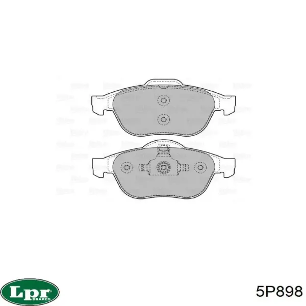 Pastillas de freno delanteras Renault Laguna 2 BG0, BG1