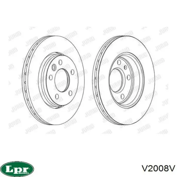 Disco de freno trasero Volkswagen Transporter 7HB, 7HJ, 7EB, 7EJ