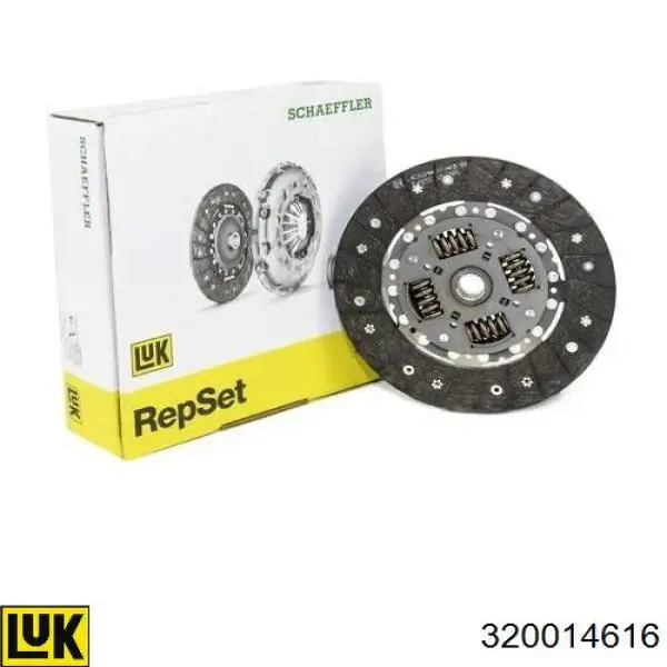 Disco de embrague 320014616 LUK