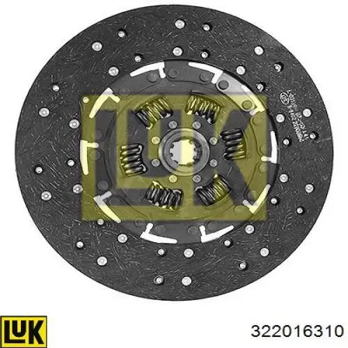Disco de embrague 322016310 LUK