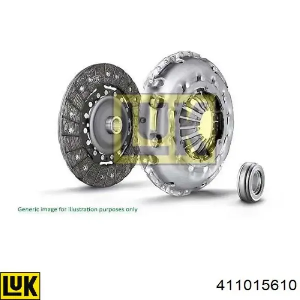 Perno de volante de inercia 411015610 LUK