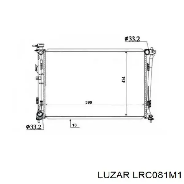 Radiador R302732600 Doowon