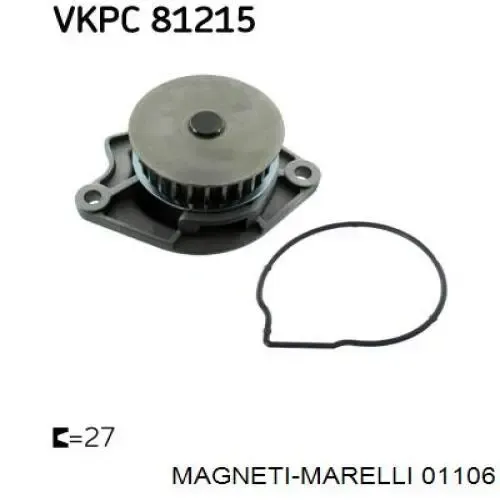 Luz matricula 01106 Magneti Marelli