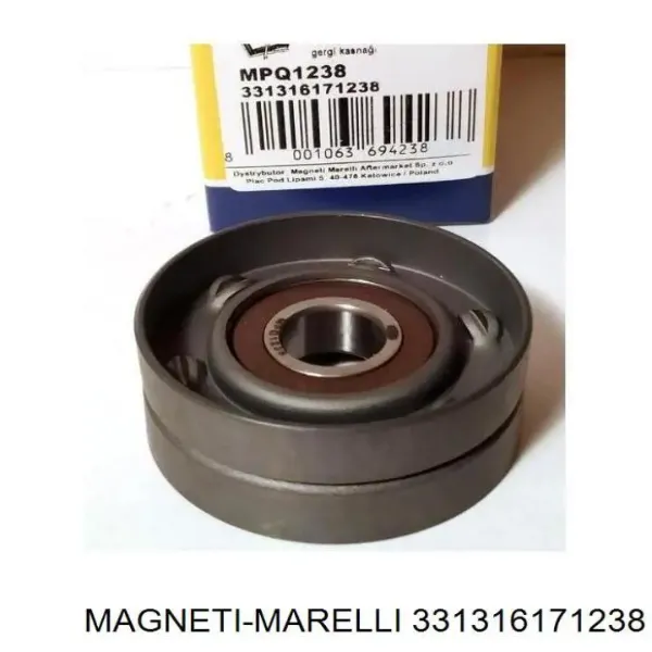Tensor de correa poli V 331316171238 Magneti Marelli