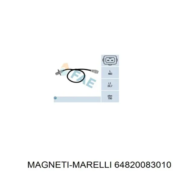 Bobina 64820083010 Magneti Marelli
