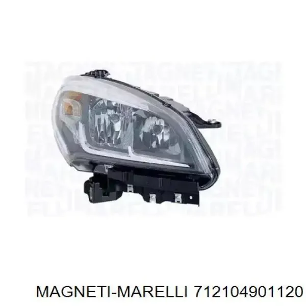 Faro derecho 52109256 Fiat/Alfa/Lancia
