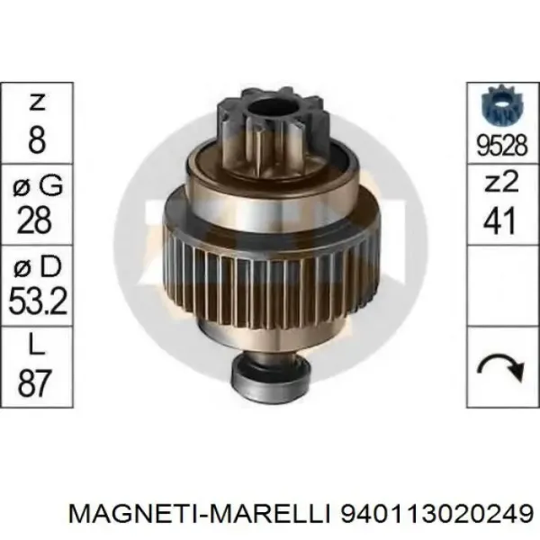 Bendix 940113020249 Magneti Marelli