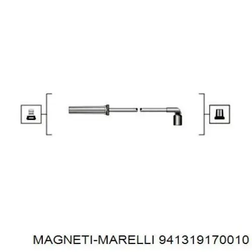Cables de bujías 941319170010 Magneti Marelli