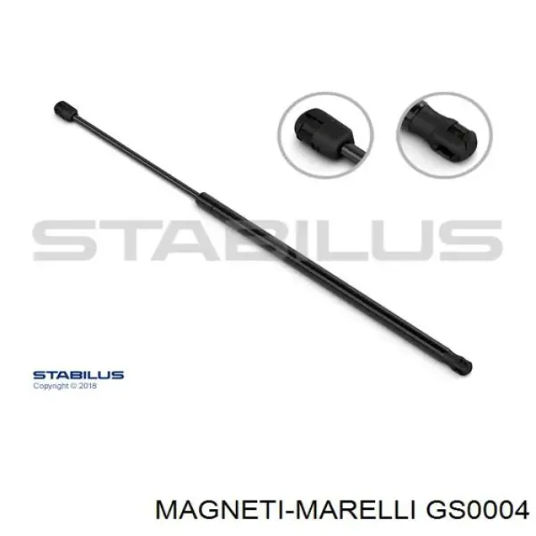Amortiguador maletero 430719000400 Magneti Marelli