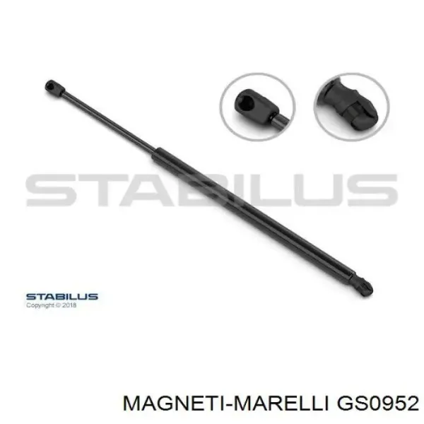 Amortiguador maletero GS0952 Magneti Marelli