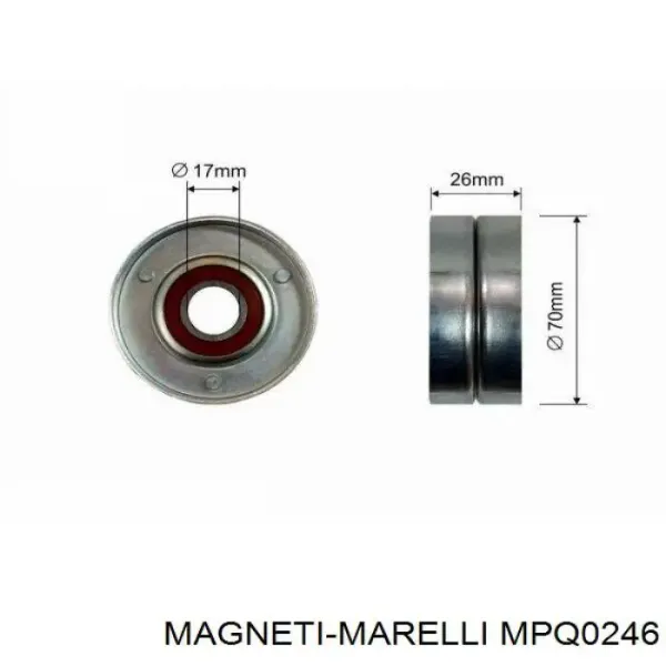Tensor de correa poli V MPQ0246 Magneti Marelli