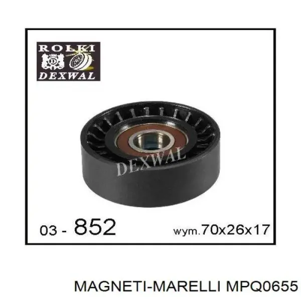 Polea tensora correa poli V MPQ0655 Magneti Marelli