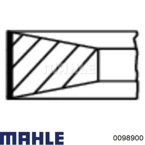 Pistón 0098900 Mahle Original