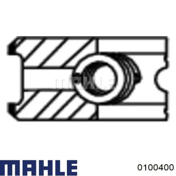 Pistón 0100400 Mahle Original