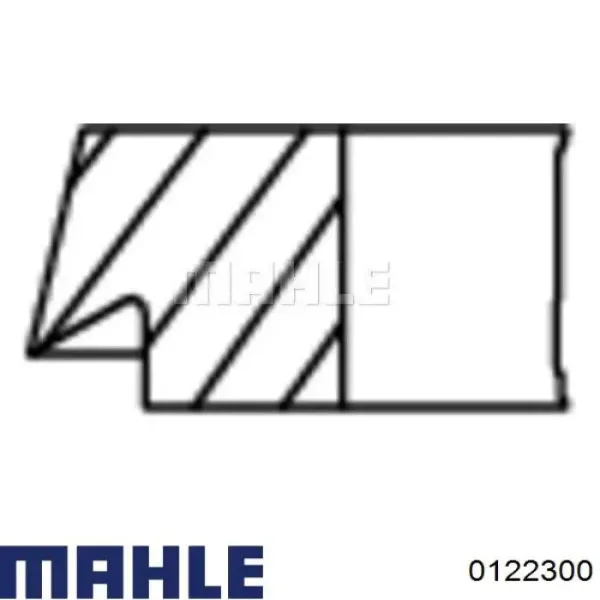 Pistón 0122300 Mahle Original