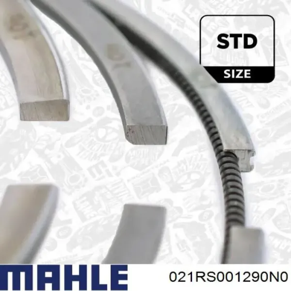 Aros de pistón para 1 cilindro, STD 021RS001290N0 Mahle Original