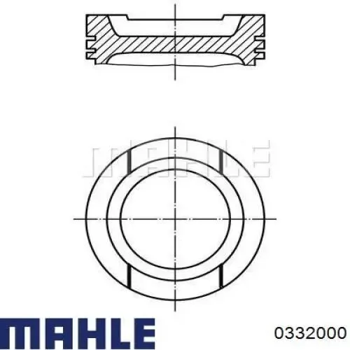 Pistón 0332000 Mahle Original