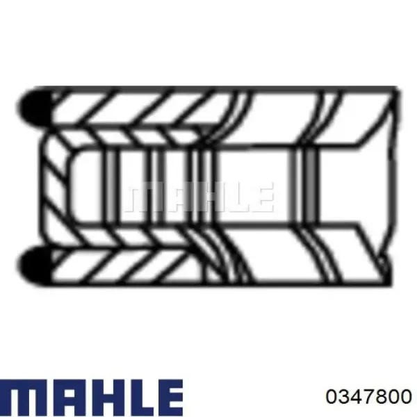 Pistón 0347800 Mahle Original