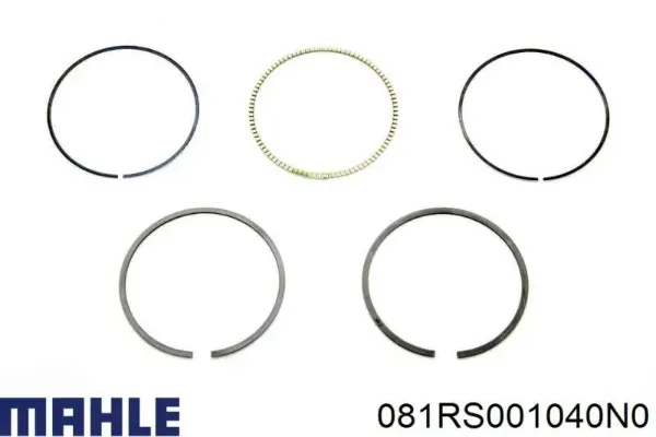 Aros de pistón para 1 cilindro, STD 081RS001040N0 Mahle Original