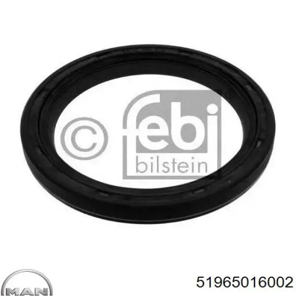 Retén de cigüeñal frontal 51965016002 MAN