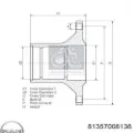 Cubo de rueda trasero MAN TGX 