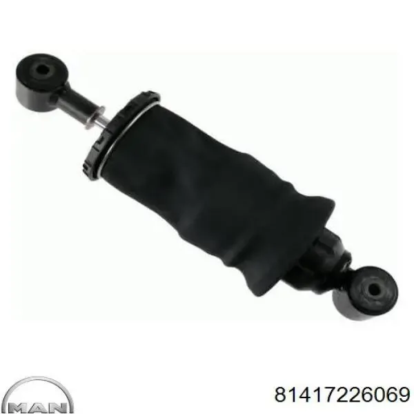 Amortiguador de cabina 9640060200 Wabco
