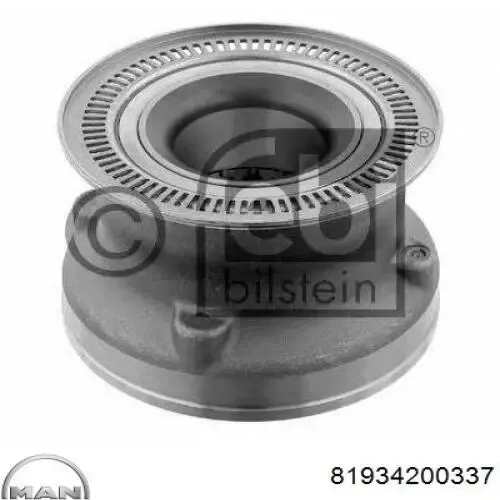 Cojinete de rueda delantero 81934200337 MAN