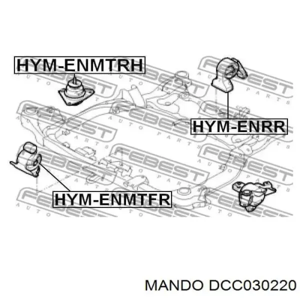Soporte de motor derecho 1011ACAAB0 PH