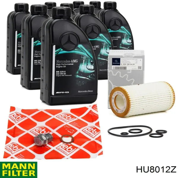 Filtro de aceite HU8012Z Mann-Filter