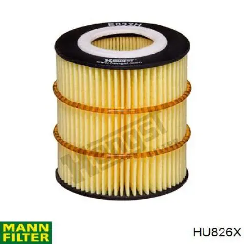 Filtro de aceite HU826X Mann-Filter